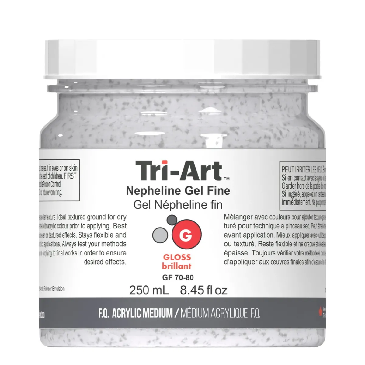 Tri Art Tri-Art Nepheline Fine 250 ml, fint granulerande medium för akrylfärg