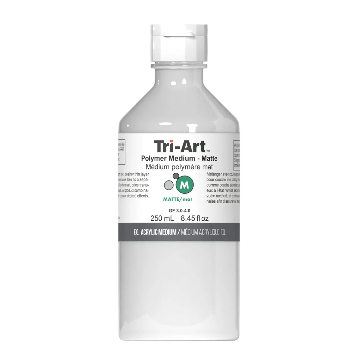 Tri Art Tri-Art Polymer Medium Matte 250 ml, matt förtunningsmedel för akrylfärg