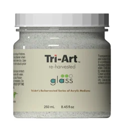 Tri Art Tri-Art Reharvested Glass 250 ml, medium för textur, innehåller av partiklar av glas | Målarmedier