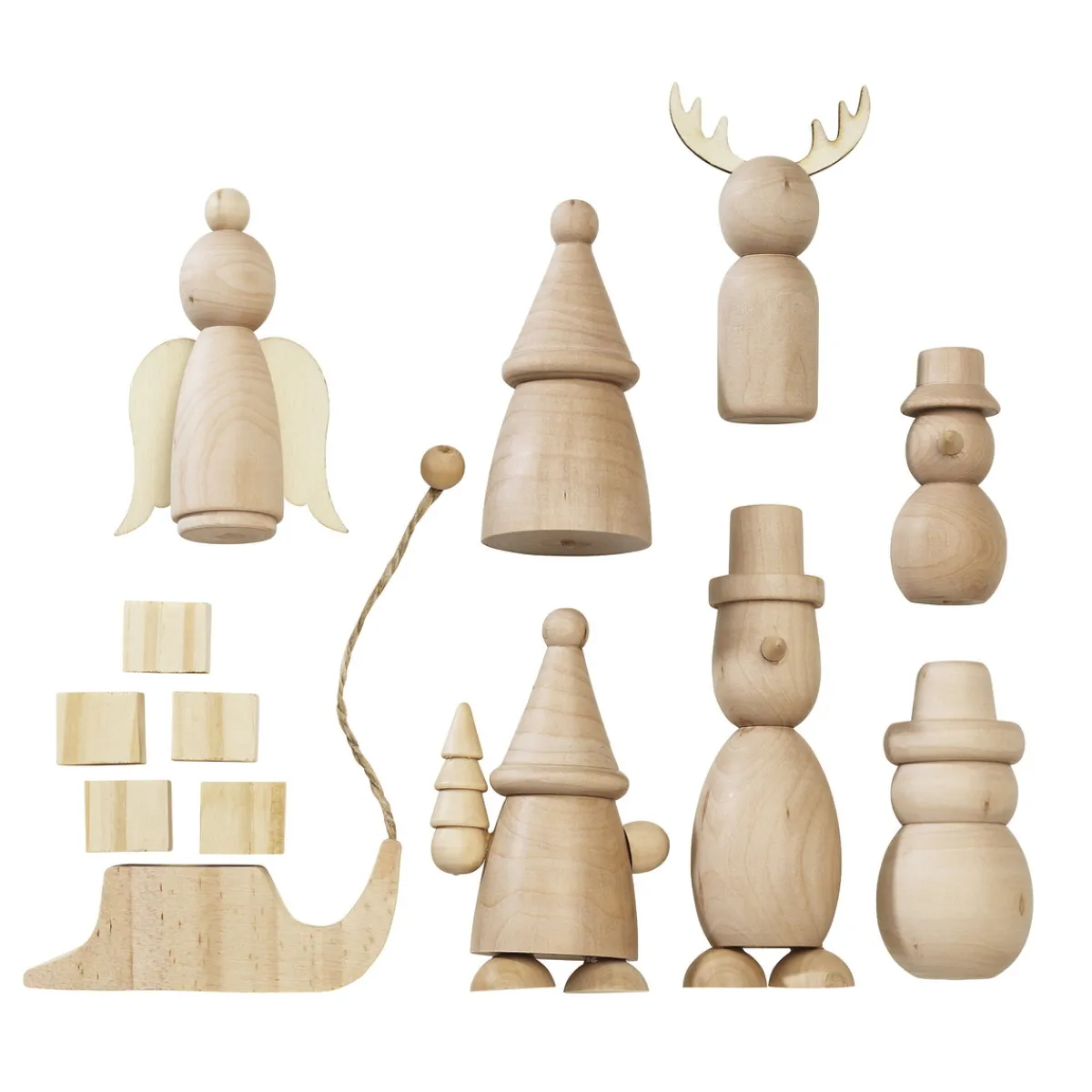Panduro Hobby Träkropp kit julfigurer | Trä