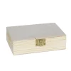 Panduro Hobby Träskrin med lås 10x15,5 cm