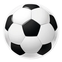 Dekora Tårtbild fotboll Ø15,5 cm