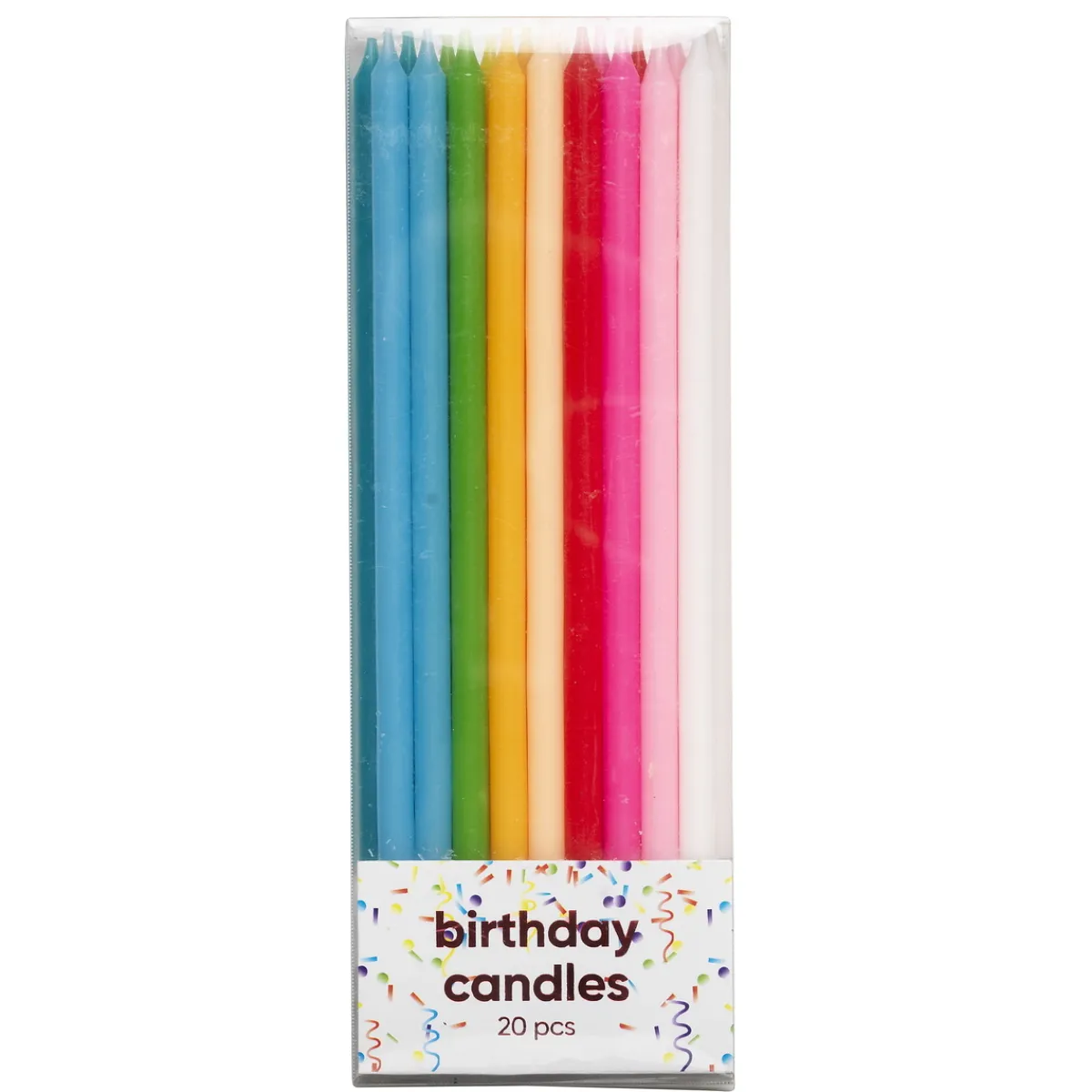 Panduro Hobby Tårtljus Rainbow 20p