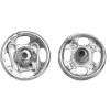 Villy Jensen Tryckknapp 9 mm 12 st silver | Tryckknappar & Häktor