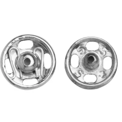 Villy Jensen Tryckknapp 15 mm 4 st silver
