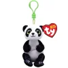 TY Beanie Bellies Clip Ying – en gosig och glad panda! L. 9,5 cm | Barn Gosedjur