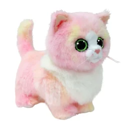 Barn TY Beanie Boo Cat Pink – en väldigt söt och rosa katt! H. 15,5 cm
