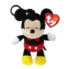 Barn TY Beanie Boos Clip Mickey Mouse, Musse Pigg från Disney! 7×5×9 cm