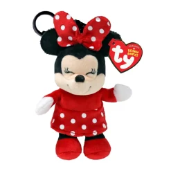 TY Beanie Boos Clip Minnie Mouse, Mimmi Pigg från Disney! 7×5×9 cm | Barn Gosedjur