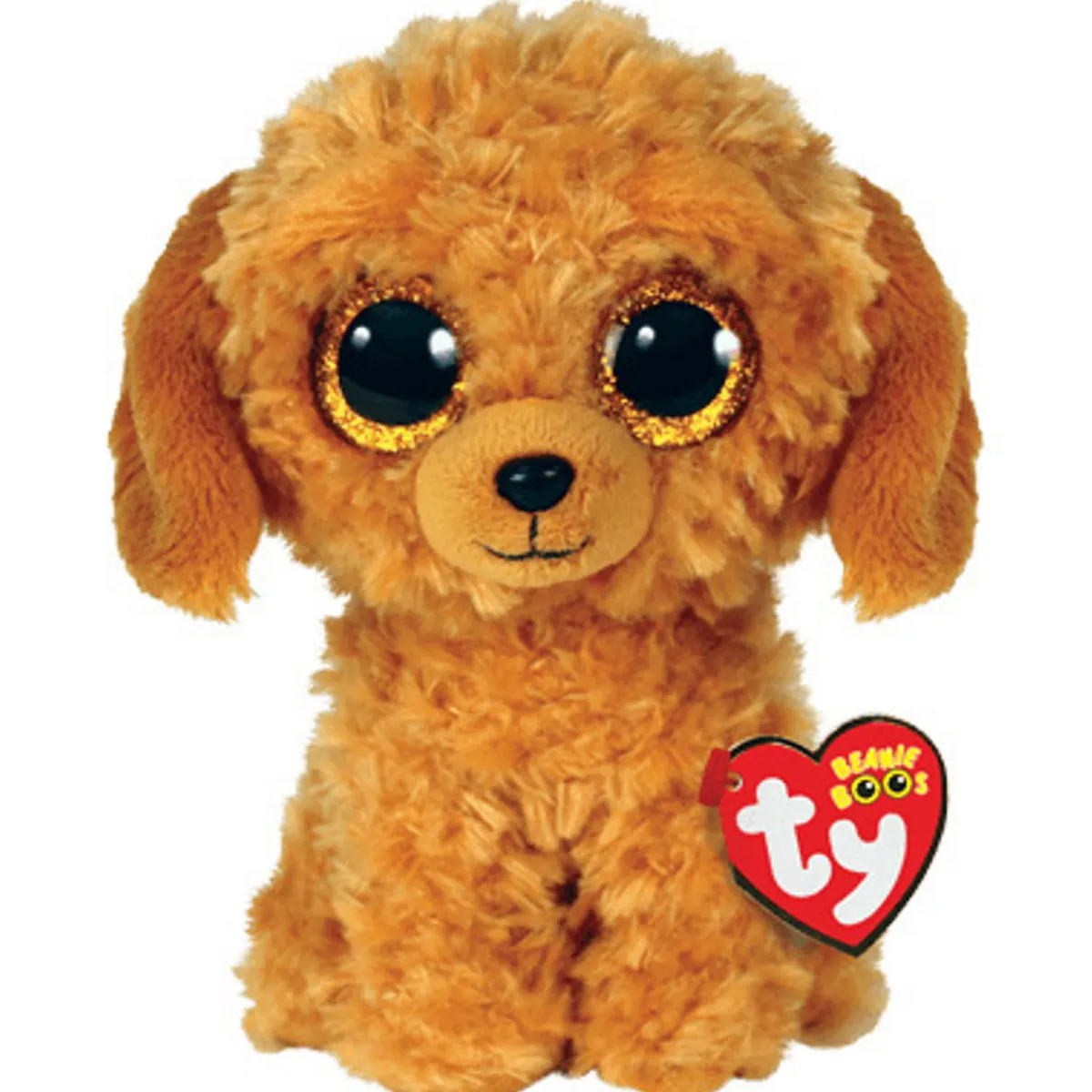 TY Beanie Boos 15,5 cm – den söta hunden Noodles | Barn Gosedjur