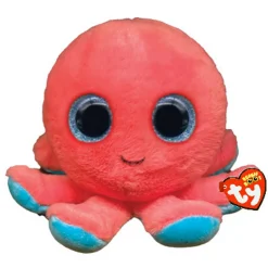 Barn TY Beanie Boo Sheldon 15,5 cm – bläckfisken Sheldon