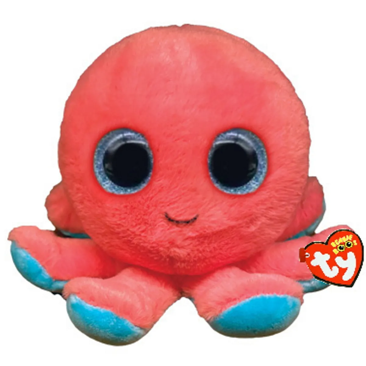 Barn TY Beanie Boo Sheldon 15,5 cm – bläckfisken Sheldon