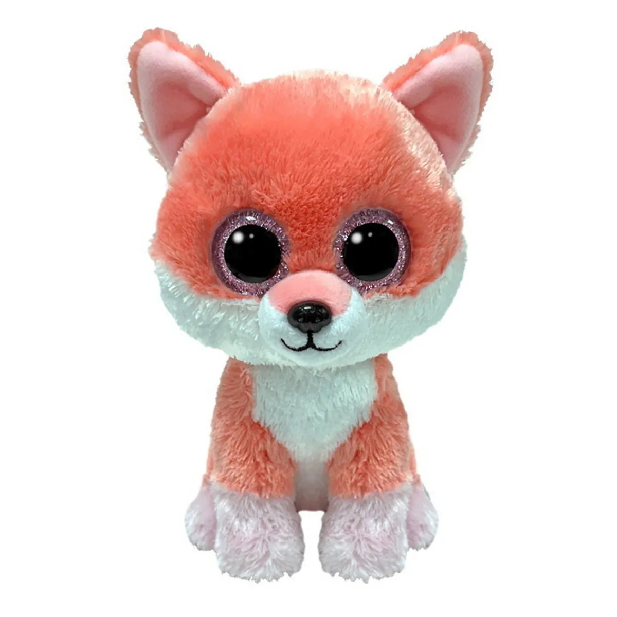 TY Beanie Boo Vixen – den busiga lilla räven! H. 15,5 cm | Barn Gosedjur