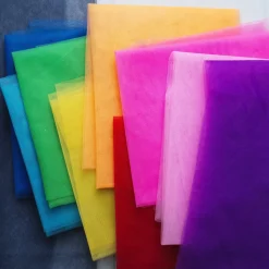 Panduro Hobby Tyll 10-pack 100×140 cm happy – tyllstycken i glada basfärger | Tyll