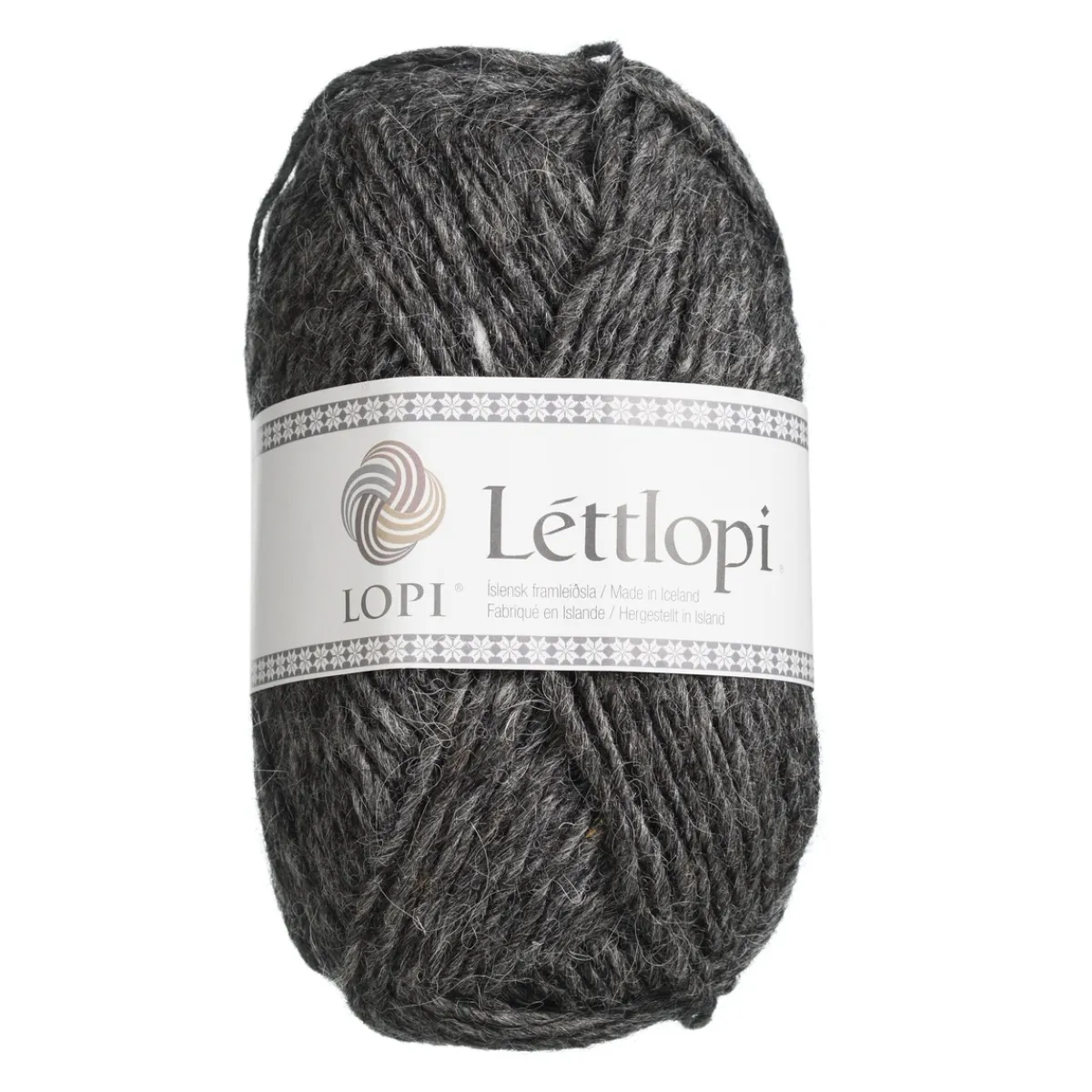 LOPI by Istex Ullgarn Istex Lettlopi 50g antracit – 0058 Dark grey heather | Ullgarn