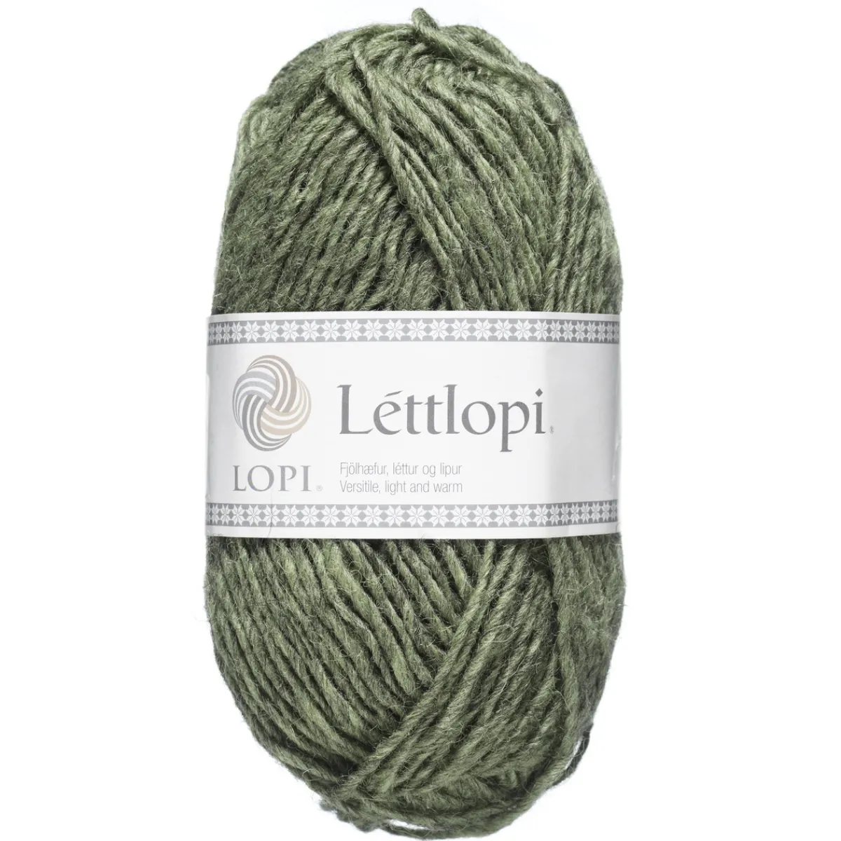 LOPI by Istex Ullgarn Istex Lettlopi 50g ljus skogsgrön – 9421 Celery green heather