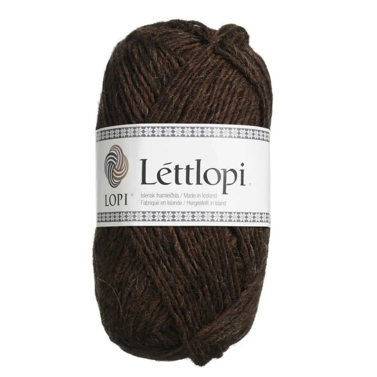 LOPI by Istex Ullgarn Istex Lettlopi 50g mörkbrun – 0867 Chocolate heather | Ullgarn