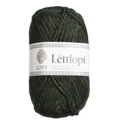 LOPI by Istex Ullgarn Istex Lettlopi 50g mörkgrön – 1407 Pine green heather