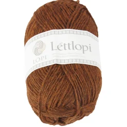 LOPI by Istex Ullgarn Istex Lettlopi 50g mörk rost – 9427 Rust heather