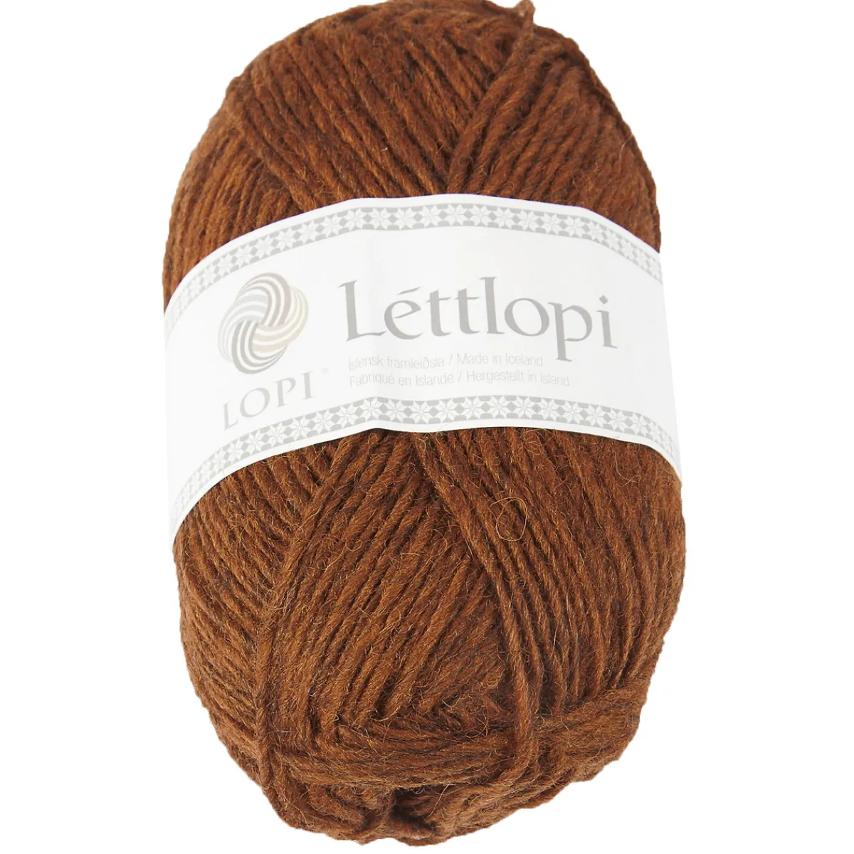 LOPI by Istex Ullgarn Istex Lettlopi 50g mörk rost – 9427 Rust heather