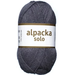 Järbo Ullgarn Alpacka Solo 50g grålila – 29133 Velvet purple