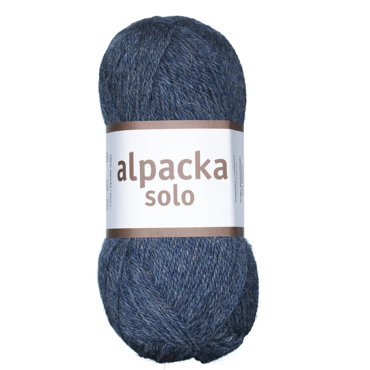 Järbo Ullgarn Alpacka Solo 50g jeansblå – 29121 Denim blue | Ullgarn