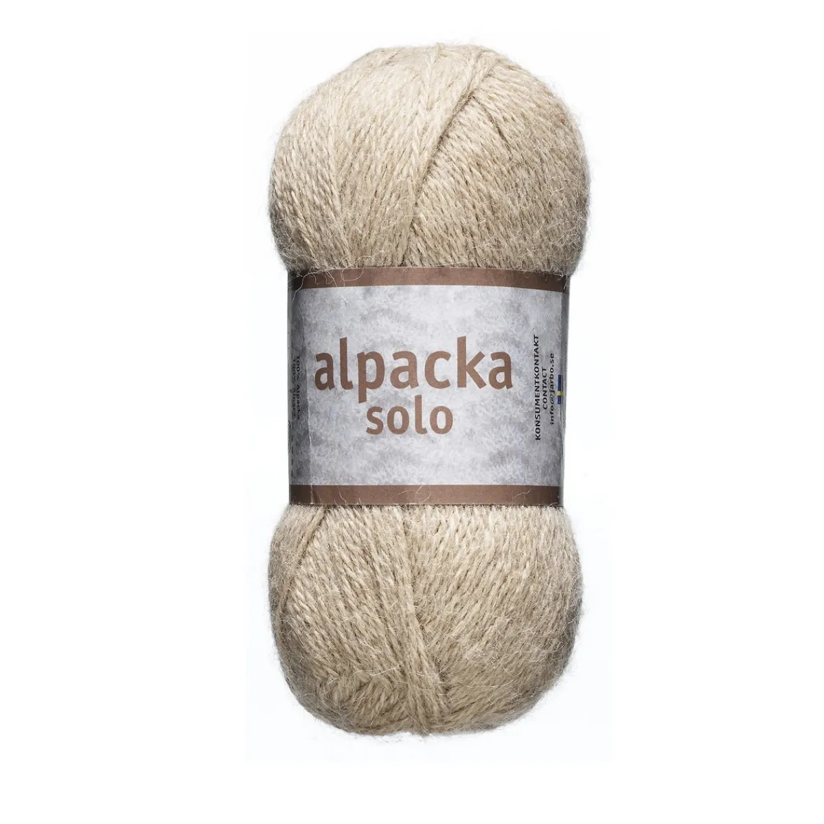 Järbo Ullgarn Alpacka Solo 50g kamel – 29103 Camel