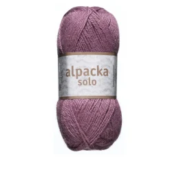 Järbo Ullgarn Alpacka Solo 50g lila – 29118 Mauve purple | Ullgarn