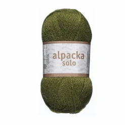 Järbo Ullgarn Alpacka Solo 50g mörkgrön – 29113 Forest green | Ullgarn