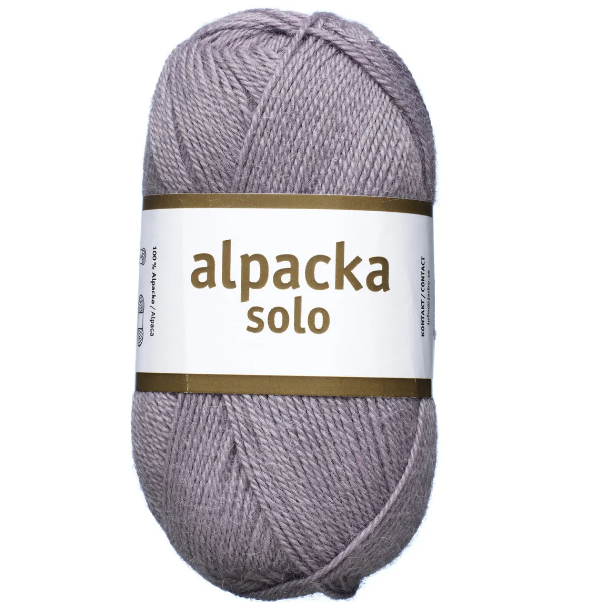 Järbo Ullgarn Alpacka Solo 50g syrenlila – 29132 Frost purple | Ullgarn