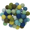Nepal Wool Ullkulor Ø20mm 50p grön mix | Ulldekor