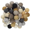 Nepal Wool Ullkulor Ø20mm 50p natur mix