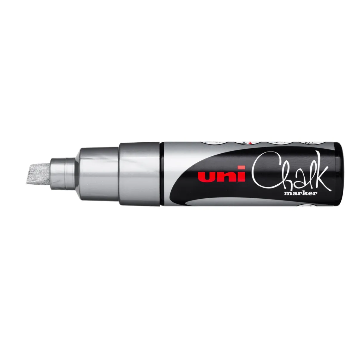 Uni Chalk marker 8K silver