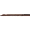 Uni Pin Fine Line Brush Sephia – med penselspets