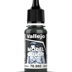 Vallejo Model Color 18 ml Black green mat 980 | Hobbyfärger