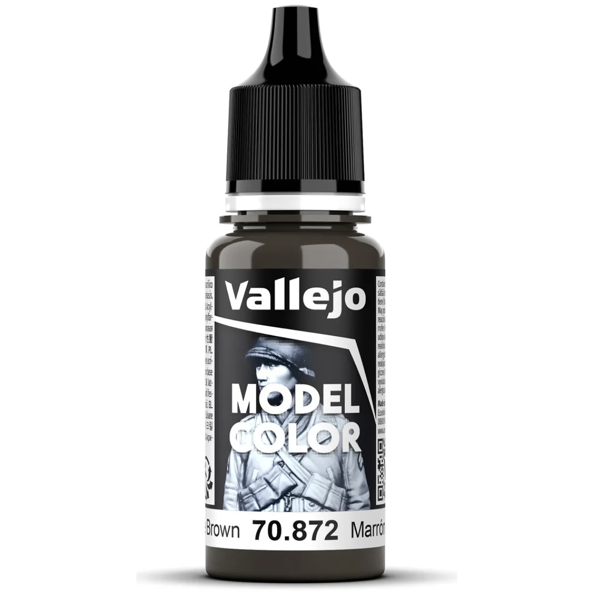 Vallejo Model Color 18 ml Chocolate brown mat 872 | Hobbyfärger