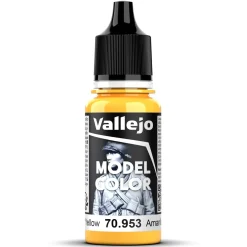 Vallejo Model Color 18 ml Flat yellow mat 953 | Hobbyfärger
