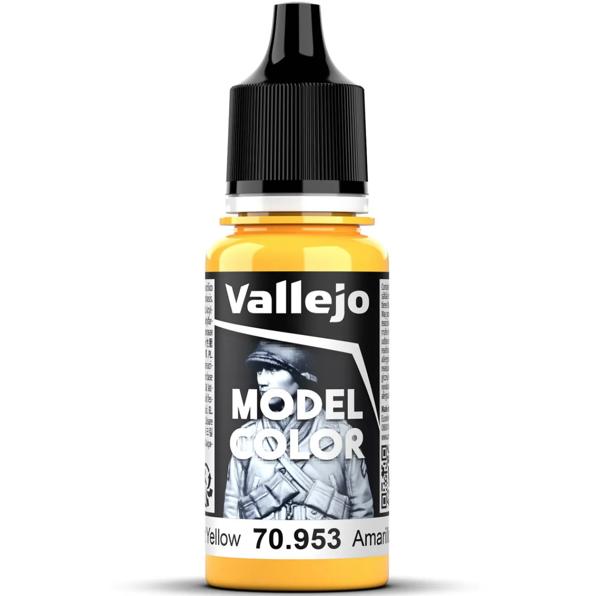 Vallejo Model Color 18 ml Flat yellow mat 953 | Hobbyfärger