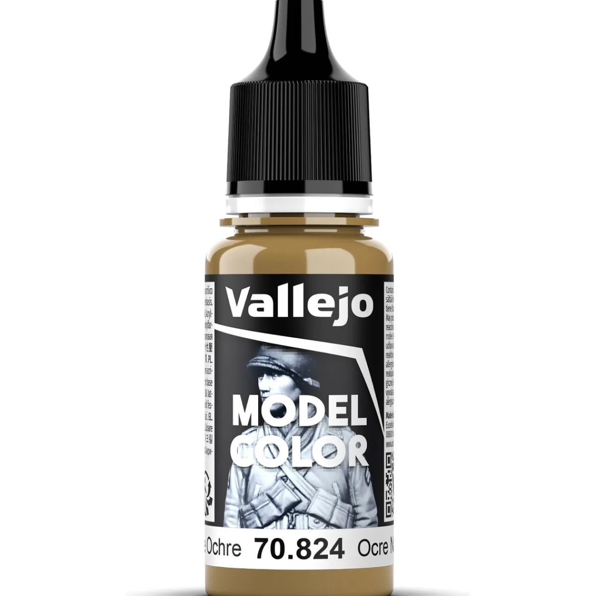 Vallejo Model Color 18 ml German camouflage orange ochre mat 824 | Hobbyfärger