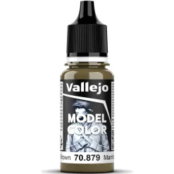 Vallejo Model Color 18 ml Green brown mat 879 | Hobbyfärger