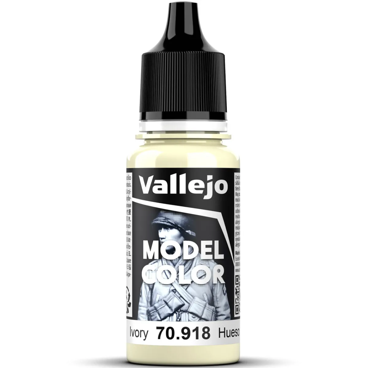 Vallejo Model Color 18 ml Ivory mat 918 | Hobbyfärger
