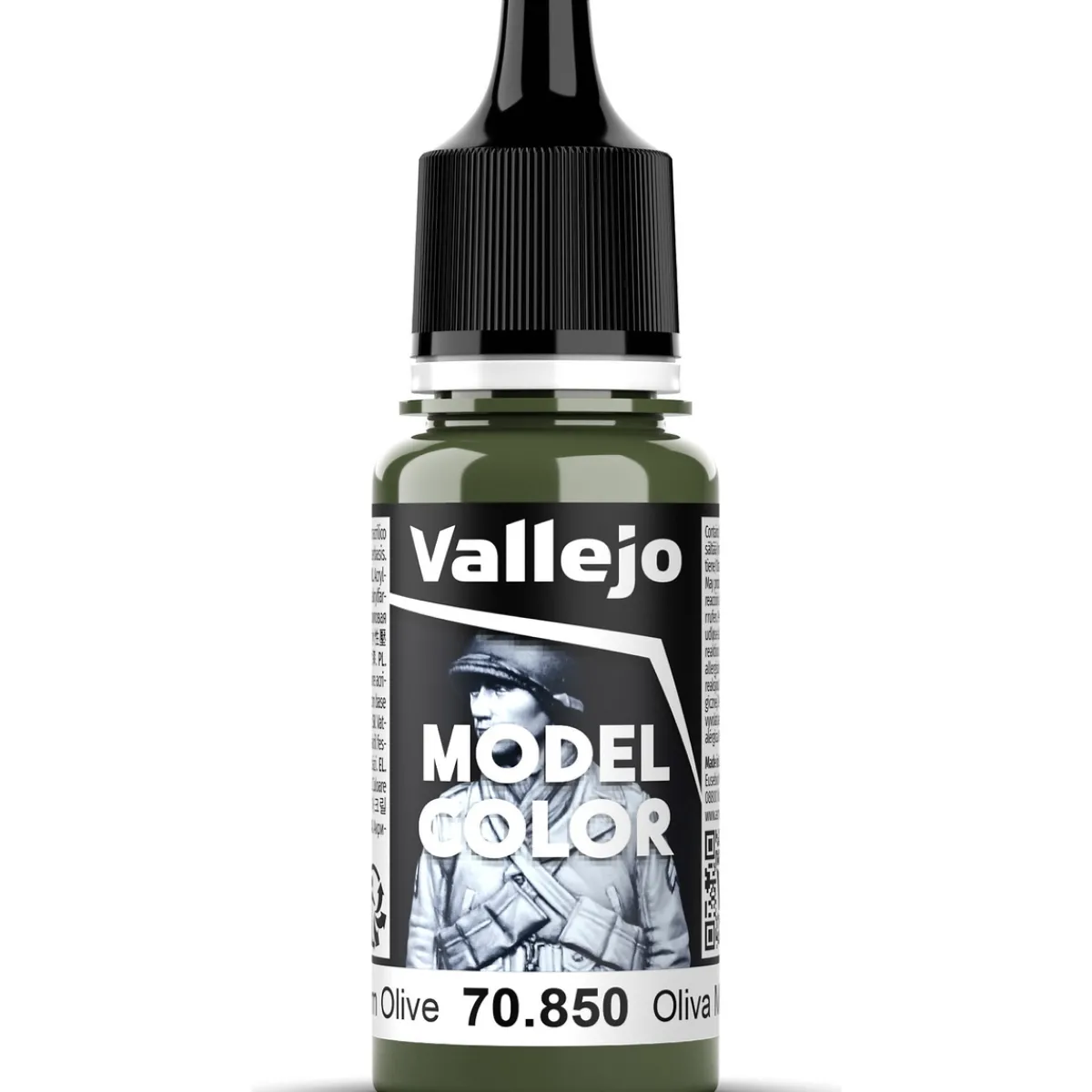 Vallejo Model Color 18 ml Medium olive mat 850 | Hobbyfärger