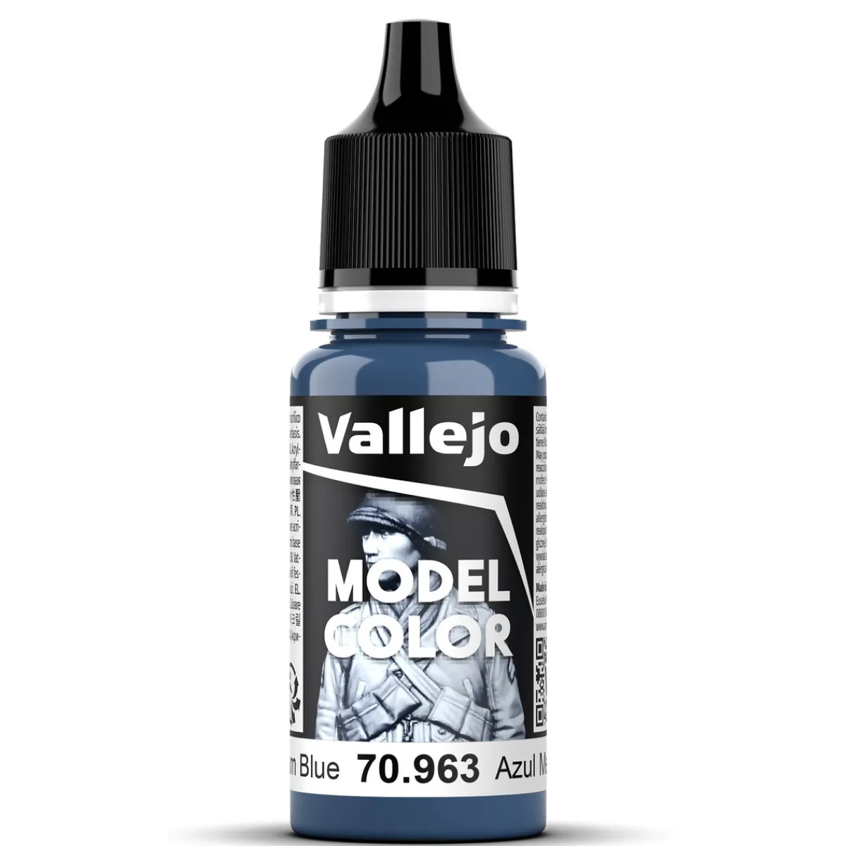 Vallejo Model Color 18 ml Medium blue mat 963 | Hobbyfärger