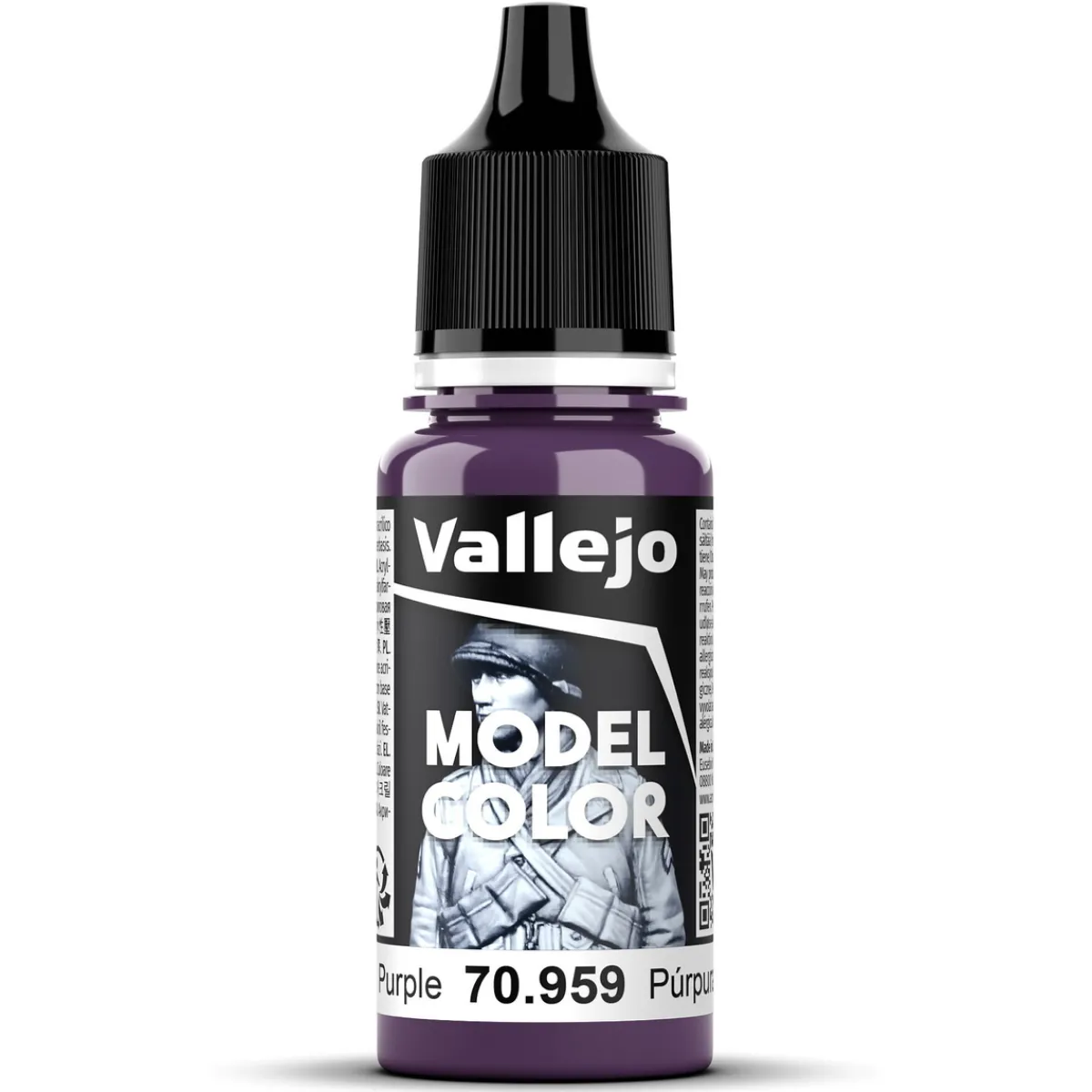 Vallejo Model Color 18 ml Purple mat 959 | Hobbyfärger