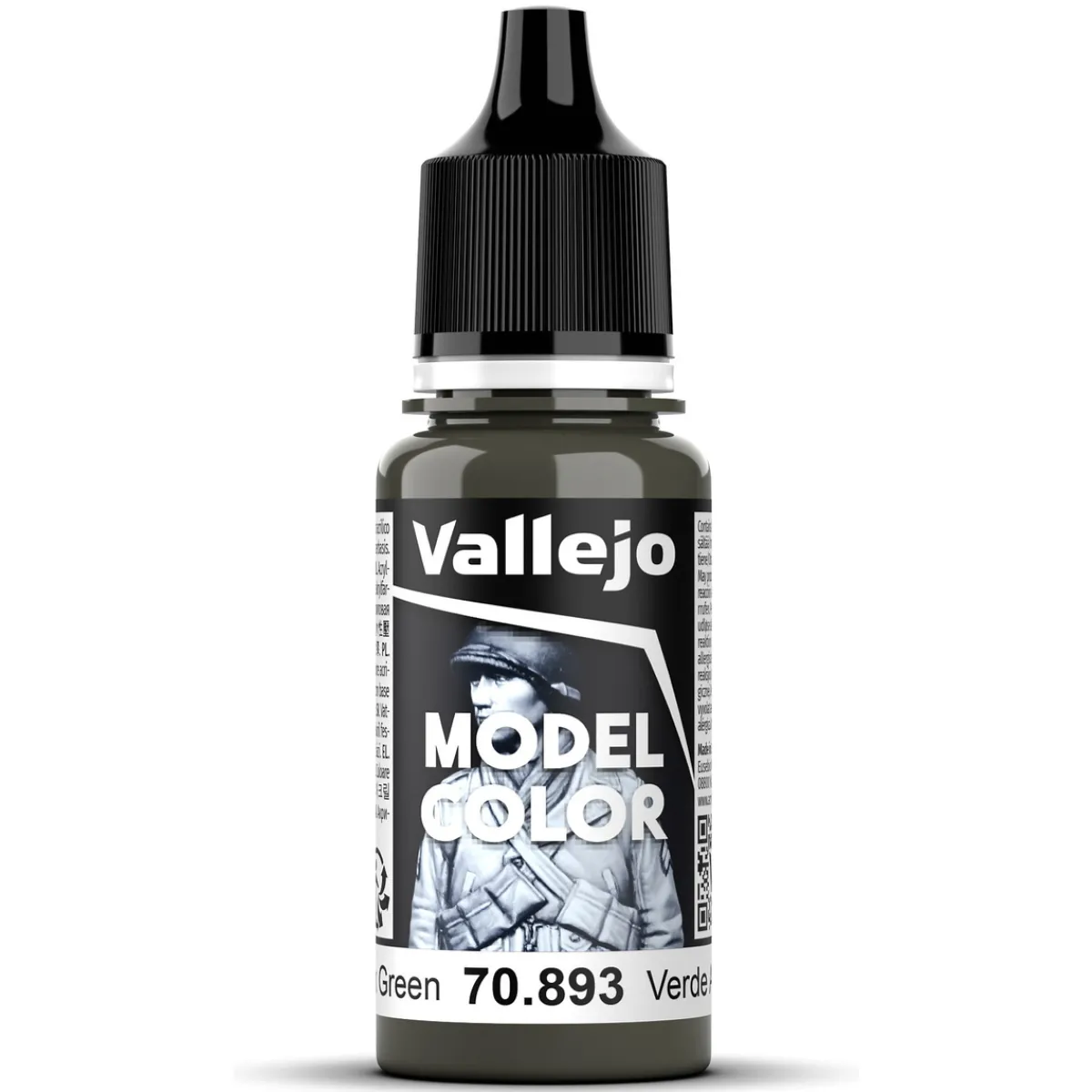 Vallejo Model Color 18 ml US dark green mat 893 | Hobbyfärger