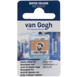 Van Gogh akvarellfärg halvkopp – Naples Yellow red 224 | Akvarell- & Vattenfärger