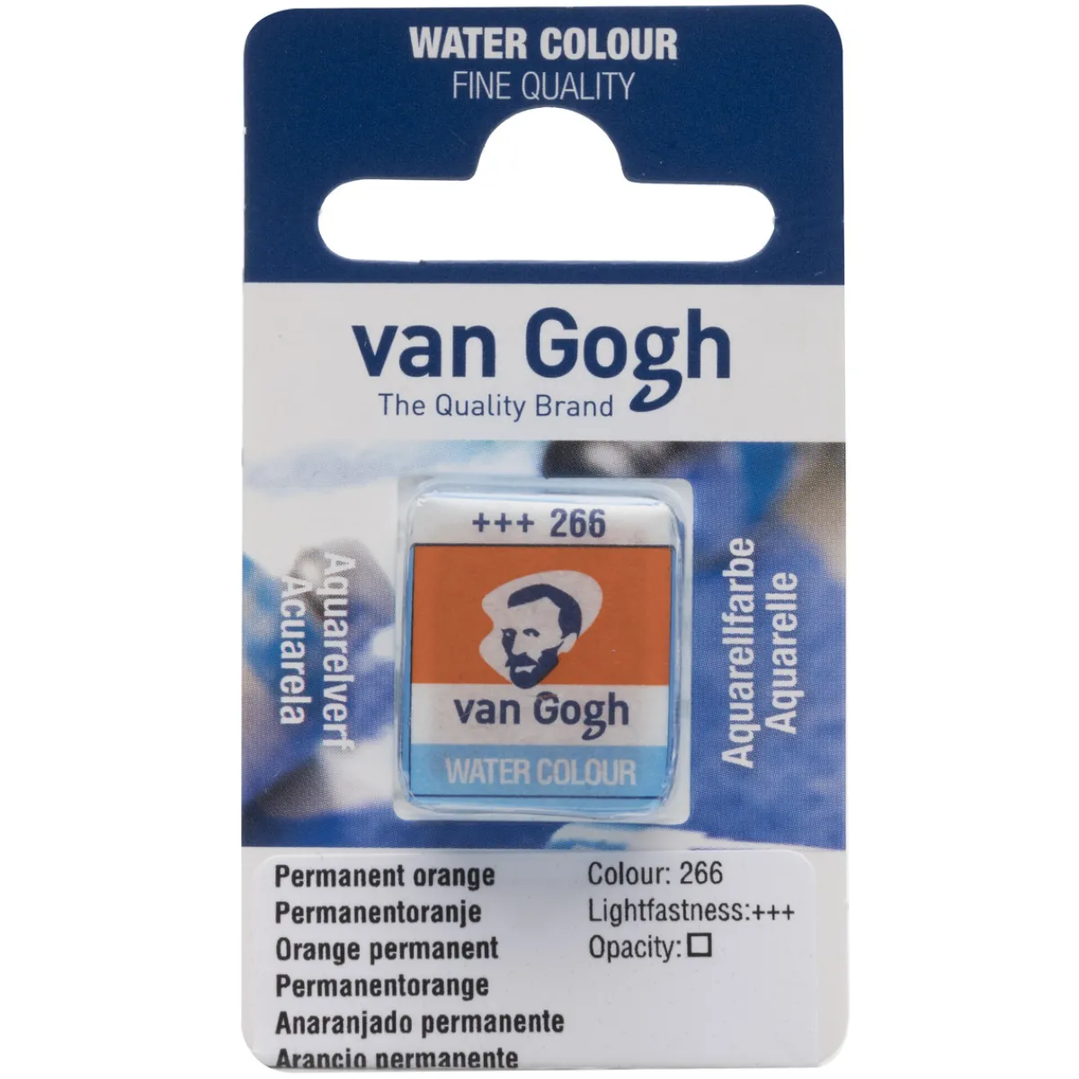 Van Gogh akvarellfärg halvkopp – Azo Yellow Light 268