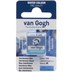Van Gogh akvarellfärg halvkopp – Interference Blue 846 | Akvarell- & Vattenfärger