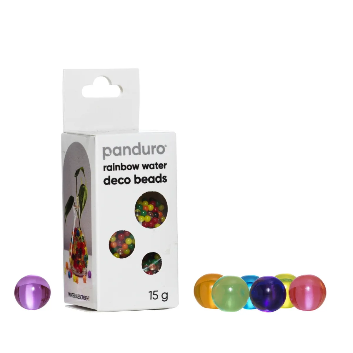 Panduro Hobby Vattenpärlor unicorn 15g, vattenabsorberande färgglada pärlor för krukor & vaser