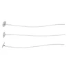 Panduro Hobby Vaxad veke med vekhållare, för ljusgele / gelljus, 10-pack. Längd 15 cm